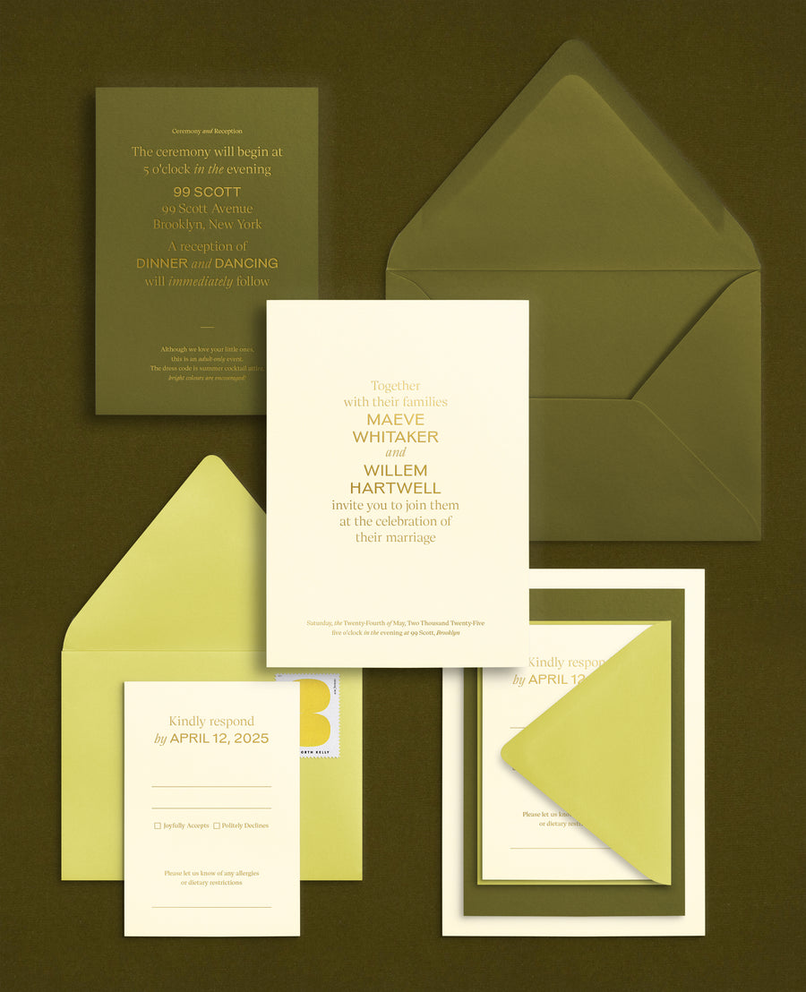 Semi-Custom Wedding Invitations