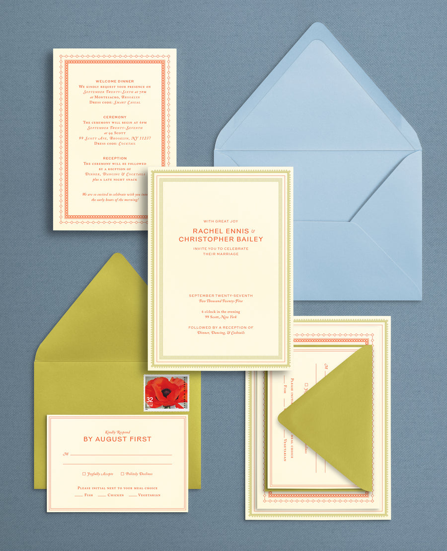 Semi-Custom Wedding Invitations