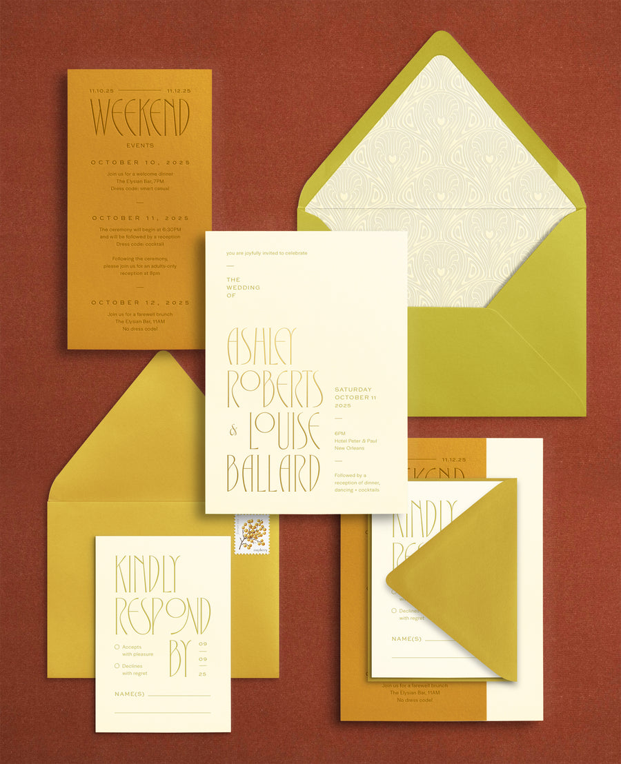 Semi-Custom Wedding Invitations