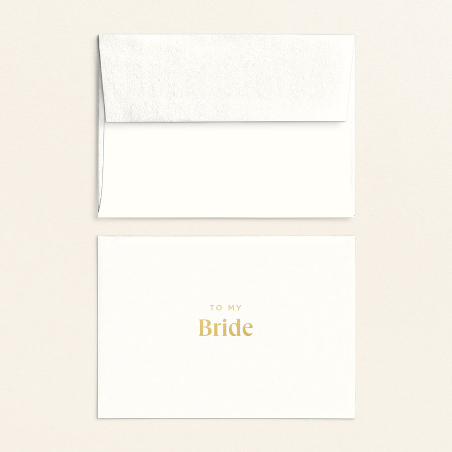 To My Bride Card