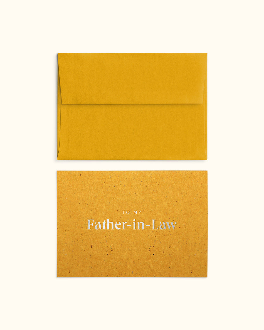 To My Father-in-Law Card