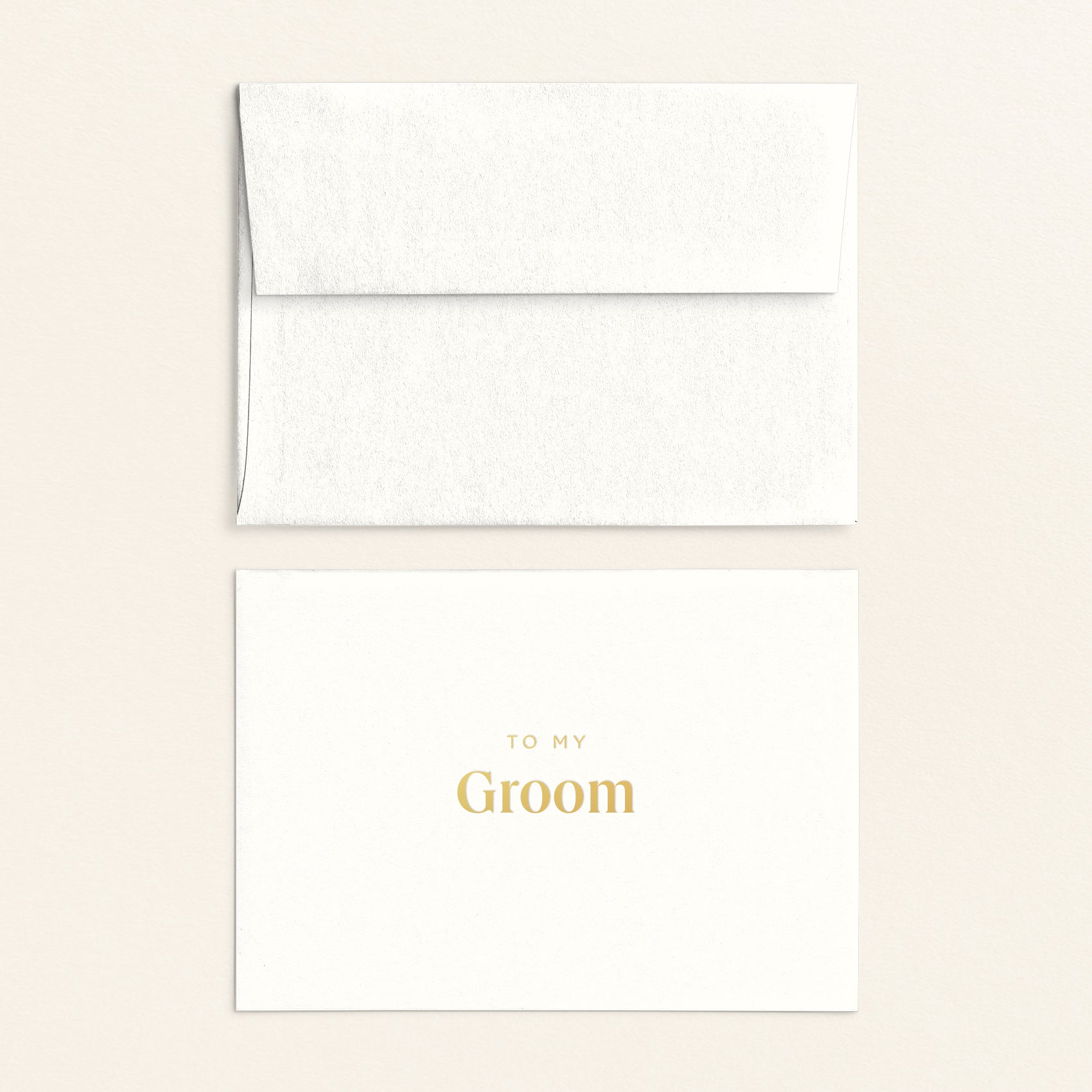 To My Groom Card