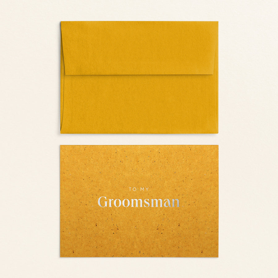 To My Groomsman Card