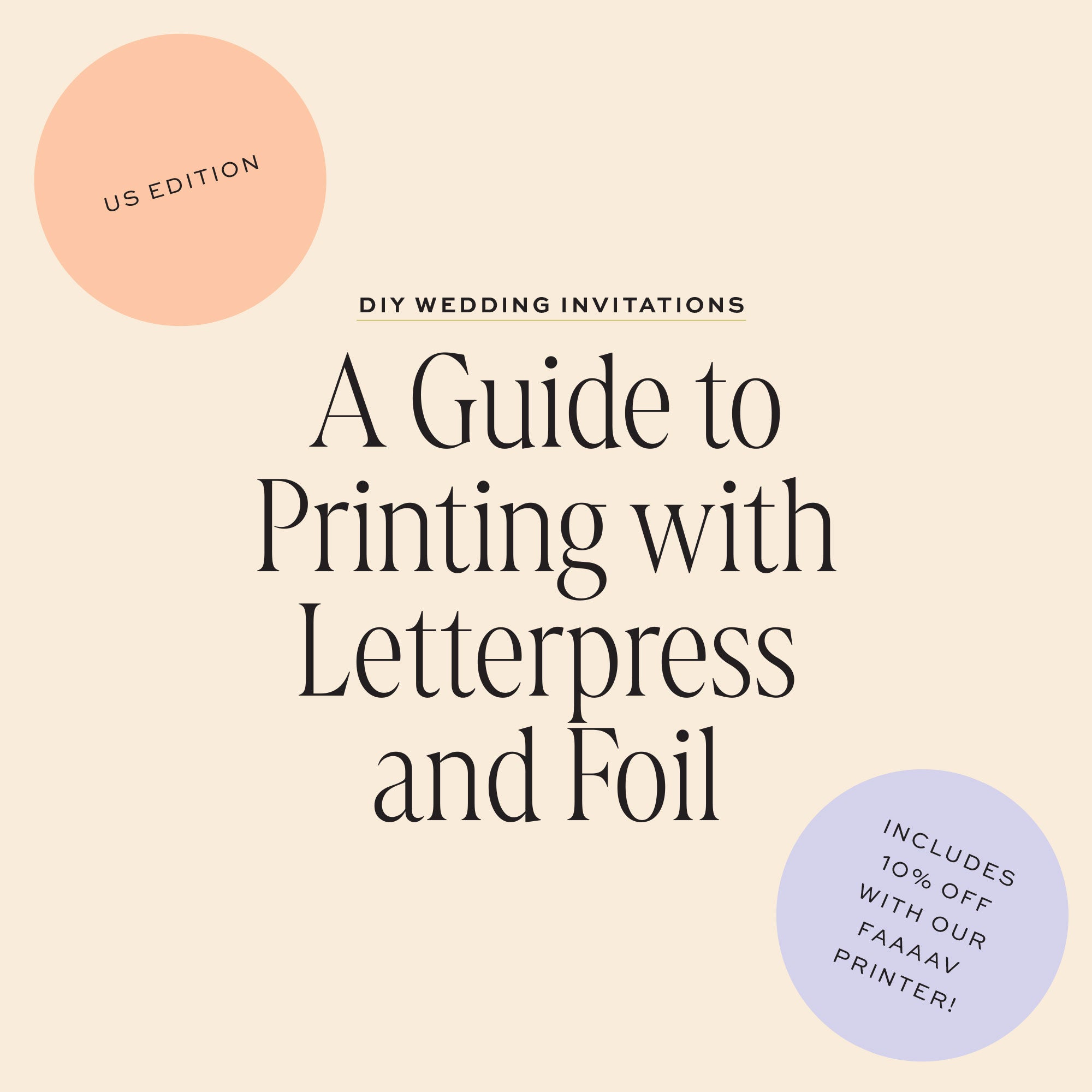 Wedding Invitations: A Guide to Printing with Letterpress and Foil