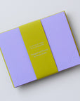 Lilac & Chartreuse Holographic Foil Thank You Cards